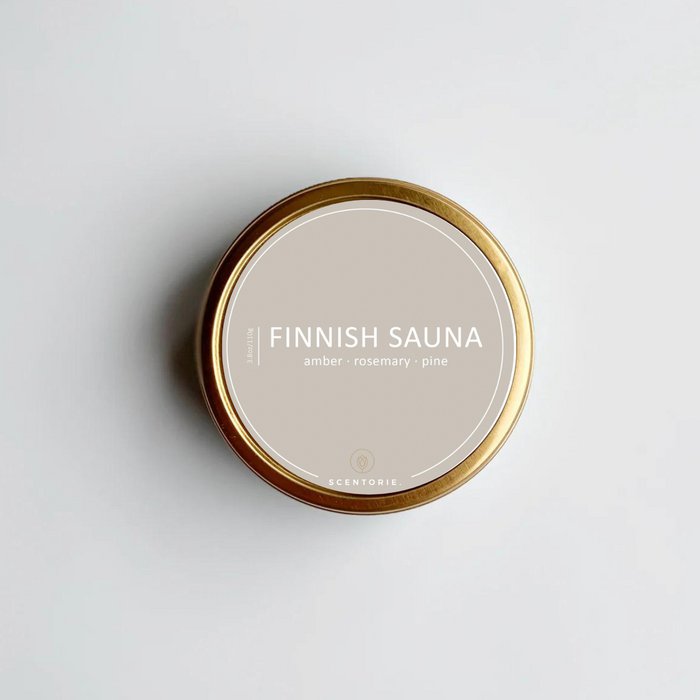 Duftkerze "Finnische Sauna" 110 g / ca. 20 h Brenndauer