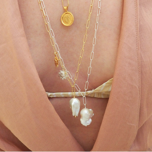 Halskette Sun Mini Lost Sea Diamond Cut von Hermina Athens