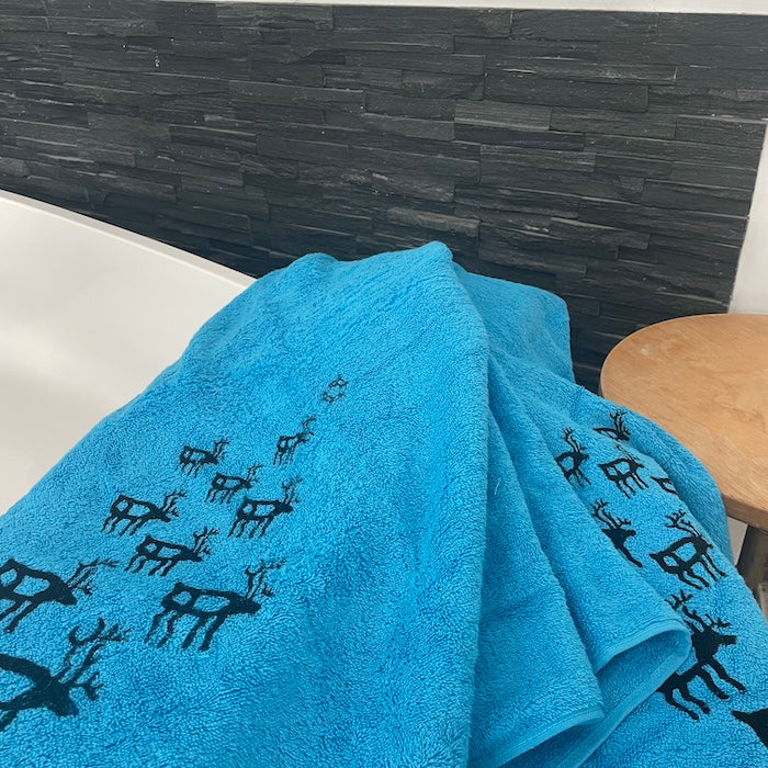 Set: Saunakissen und XL Handtuch