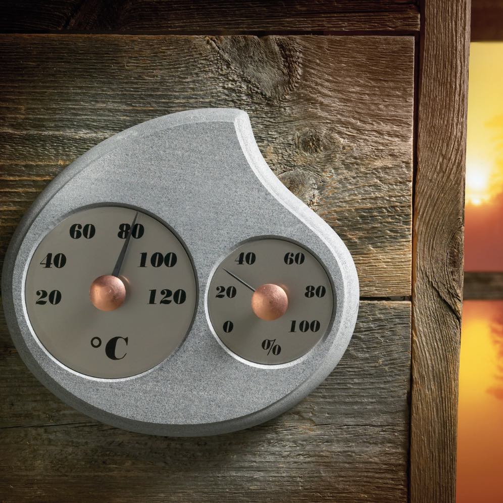 Hygrometer für die Sauna