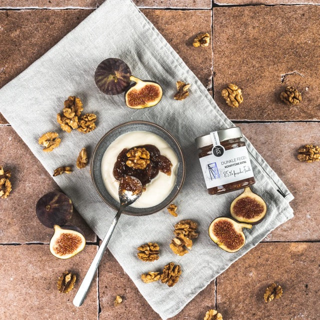 Dunkle Feigen Konfitüre 85% Frucht - Griechenland Pur! 180 g