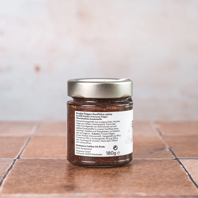 Dunkle Feigen Konfitüre 85% Frucht - Griechenland Pur! 180 g