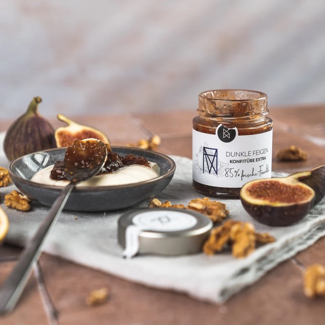 Dunkle Feigen Konfitüre 85% Frucht - Griechenland Pur! 180 g