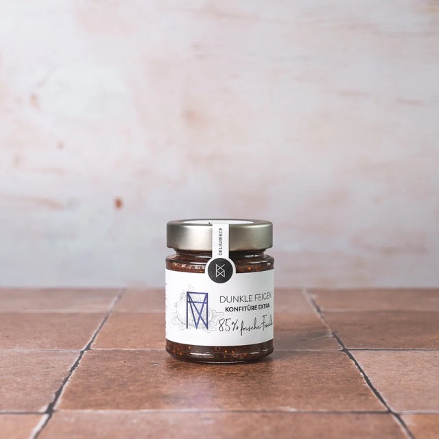 Dunkle Feigen Konfitüre 85% Frucht - Griechenland Pur! 180 g