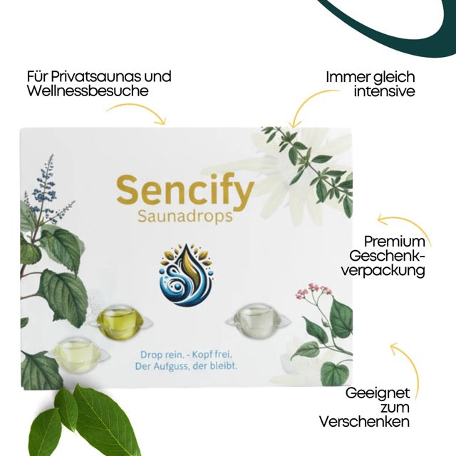 Saunadrops - Box mit 12 einzeln verpackten Drops