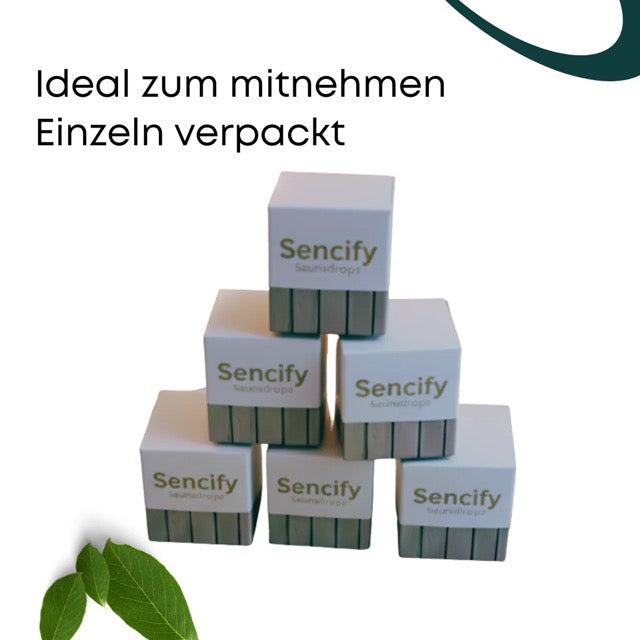 Saunadrops - Box mit 12 einzeln verpackten Drops