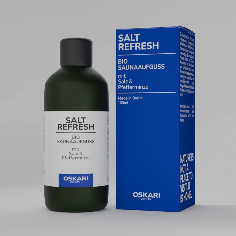 Saunaaufguss Salt Refresh von Oskari 100 ml