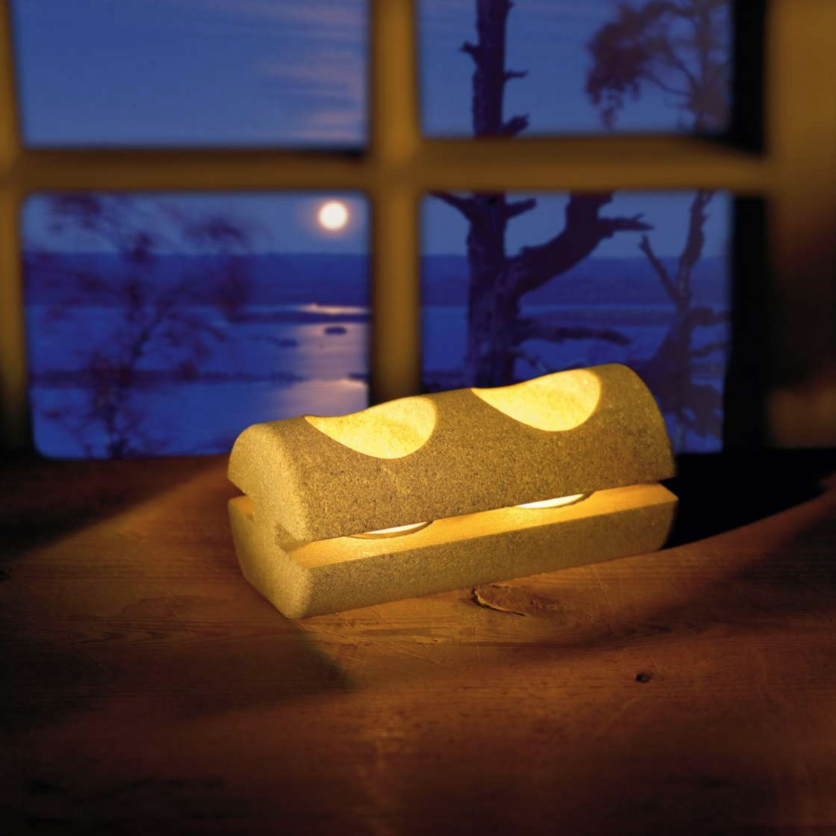 Rakovalgia - Teelichthalter aus finnischem Speckstein