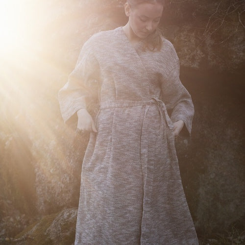 Leinen-Baumwoll-Bademantel von Lapuan Kankurit