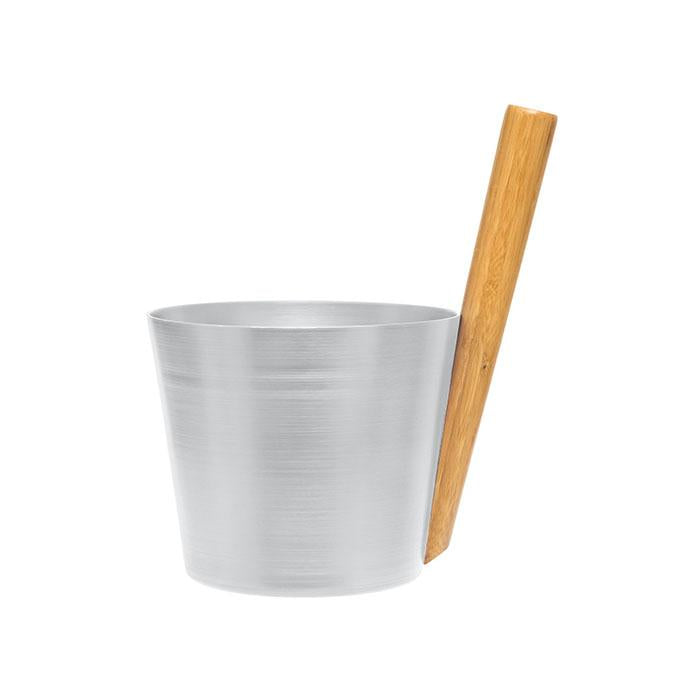 Saunaeimer Saunakübel ALU BAMBOO GRIFF von Rento 5 l, 3 Farben