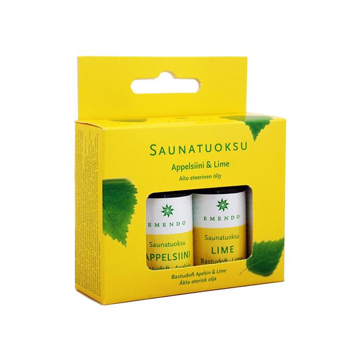 Saunaaufguss im Set: Limette und Orange von Emendo, 2 x 10 ml