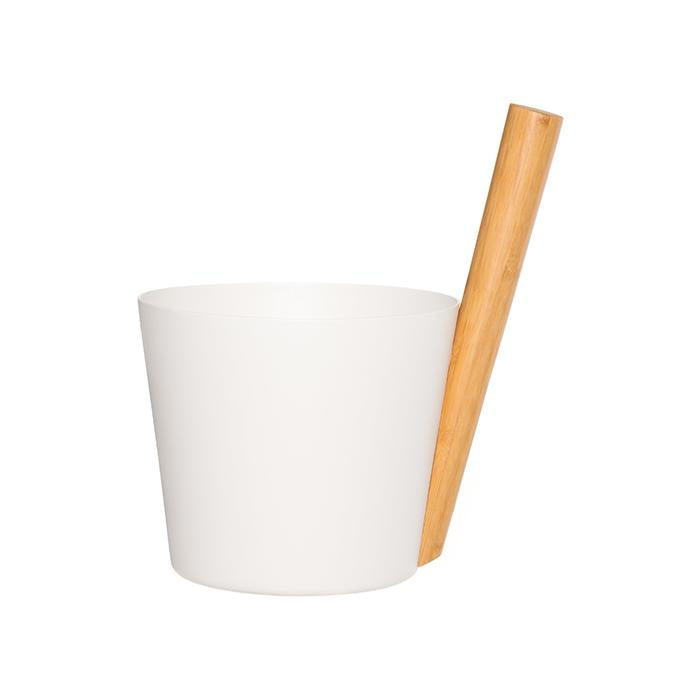 Saunaeimer Saunakübel ALU BAMBOO GRIFF von Rento 5 l, 3 Farben
