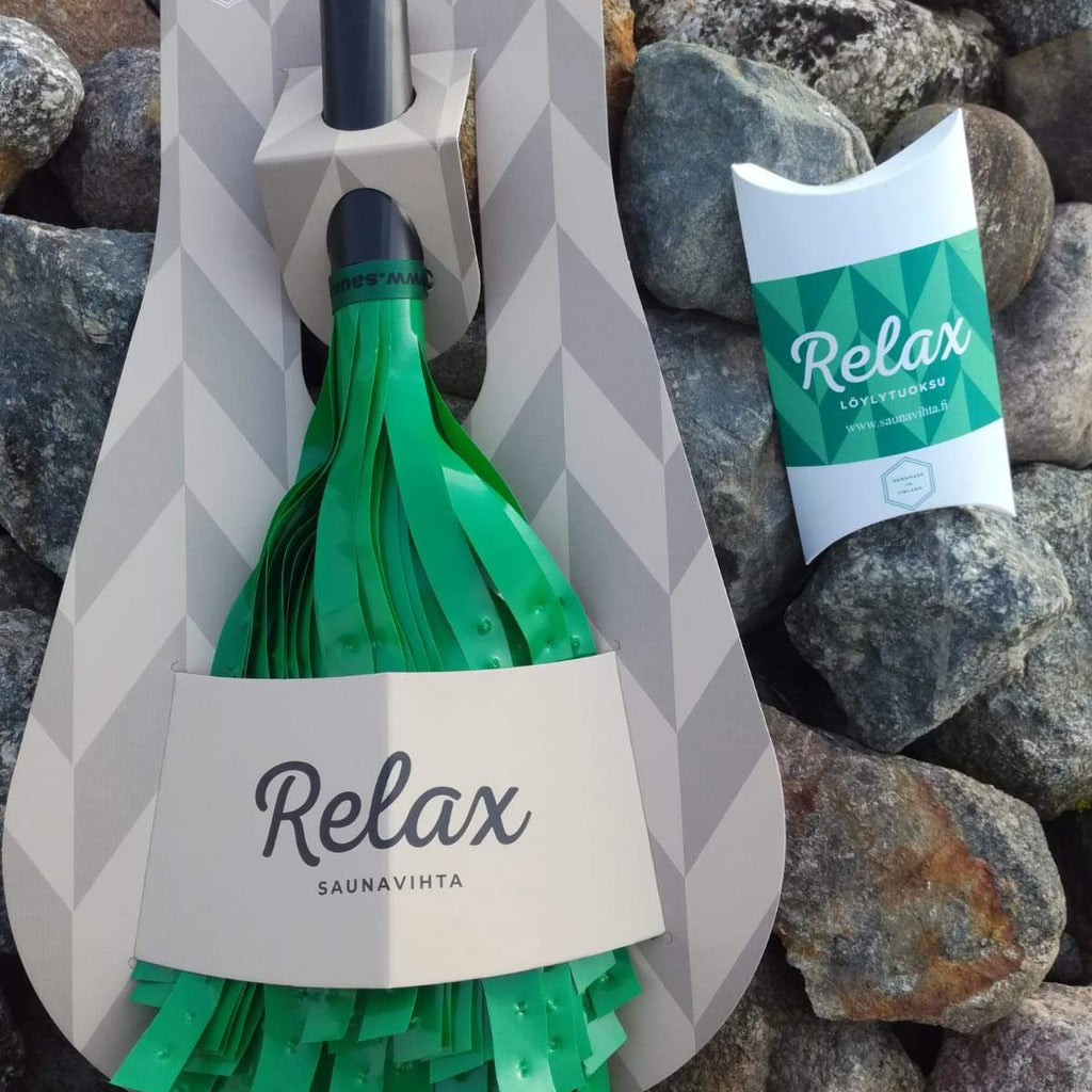 Sauna Vihta ("Birkenrute") aus recyceltem Material von RELAX Finland