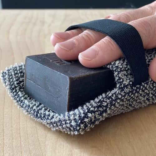 Waschhandschuh  KIVI SOAP SCRUB Leinenfrottier